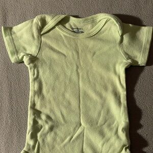 Gerber Soft Lime Baby Onesie